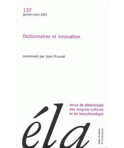 Études de linguistique appliquée -  N°1/2005