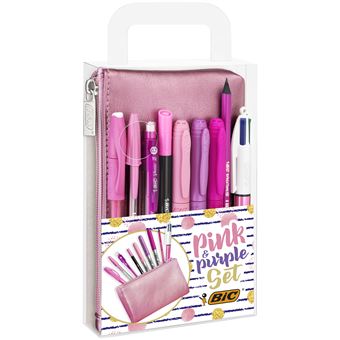 BIC BALPEN PINK PURPLE SET - 1
