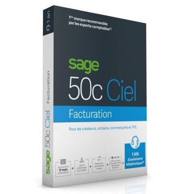 Sage 50cloud Ciel Facturation PC 30 jours d’assistance téléphonique