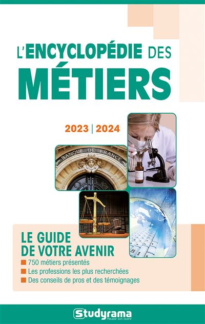L'encyclopédie des métiers 2022-2023 -  Studyrama - broché