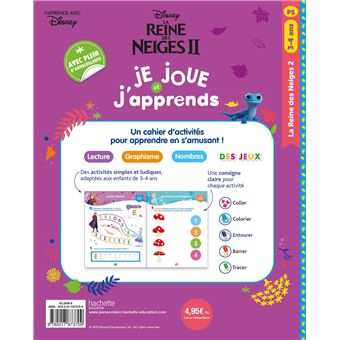 Disney - Reine des Neiges 2 - Je joue et j'apprends petite section (3-4 ans)