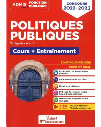 Politiques Publiques - Catégories A Et B Concours 2022-2023 - Broché ...