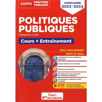 Politiques Publiques - Catégories A Et B Concours 2022-2023 - Broché ...