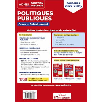 Politiques publiques - Catégories A et B