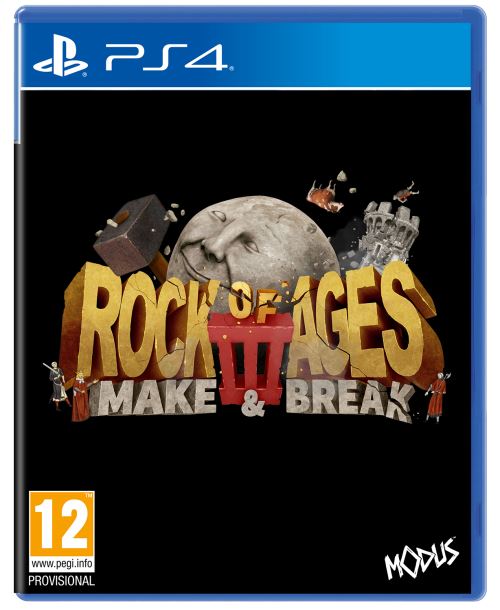 Pochette avant du jeu Rock of Ages 3 Make and Break PS4