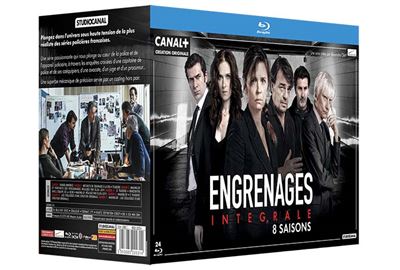 Coffret Engrenages Saison 1 à 8 Blu-ray
