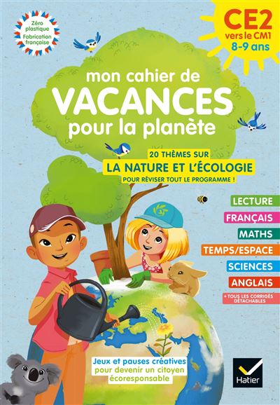 Mon cahier de Vacances pour la planète 2022 du CE2 au CM1 8/9 ans - Valérie Videau - broché