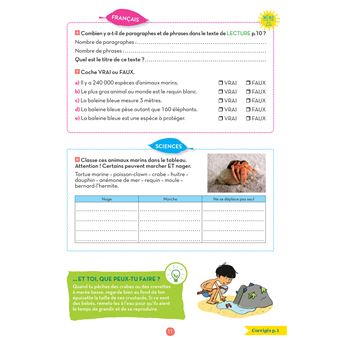 Mon cahier de Vacances pour la planète 2023 du CE2 au CM1 8/9 ans