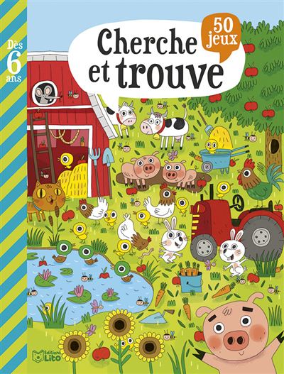 Cherche et trouve 50 jeux - Daniela Dogliani - broché