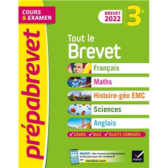 Prépabrevet Tout le brevet - tout-en-un 3e Brevet 2022