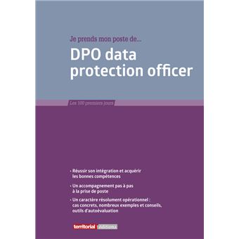 Je prends mon poste de DPO data protection officer