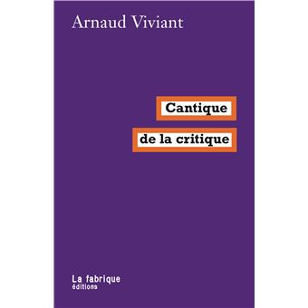 Cantique de la critique