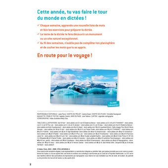 En route pour la dictée ! CM - Les merveilles du monde - Ed. 2022- cahier de l'élève