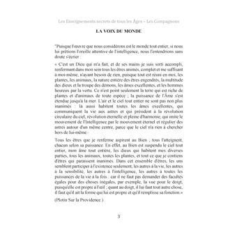 Les enseignements secrets de tous les âges