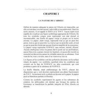 Les enseignements secrets de tous les âges