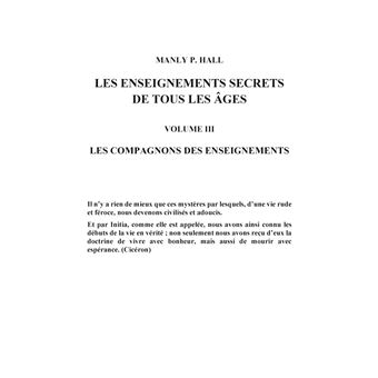 Les enseignements secrets de tous les âges