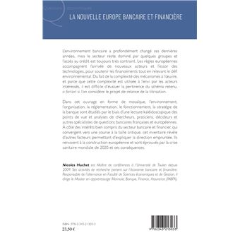 La nouvelle Europe bancaire et financière