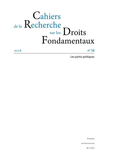 Cah.recherche droits fondamentaux,16