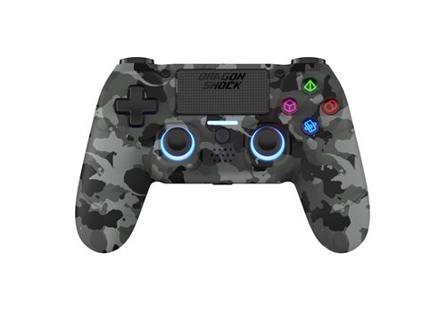 DRAGONSHOCK WIRELESS CONTROLLER MIZAR CAMO GREY PS4