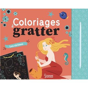 Coloriages à gratter : Sirènes