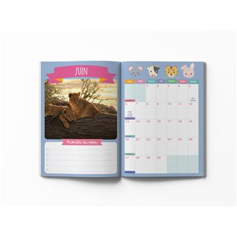 Mon agenda scolaire Bébés animaux 2021-2022