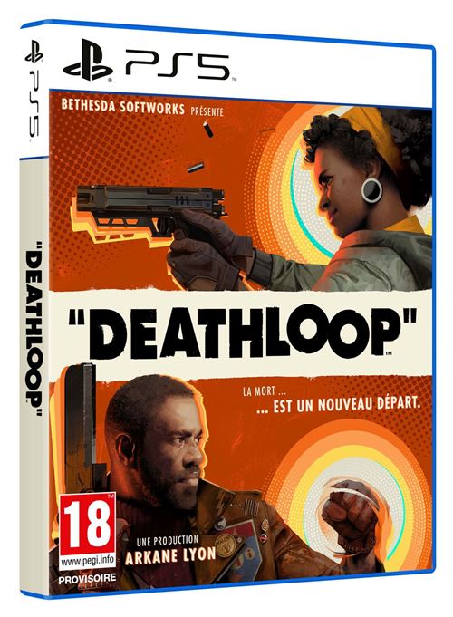 Pochette avant du jeu Deathloop PS5