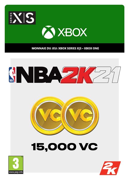 Code De Telechargement Nba 2k21 15 000 Points Vc Xbox Code De Telechargement Top Prix Fnac