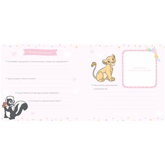 DISNEY - Mon livre de naissance, mes premiers souvenirs