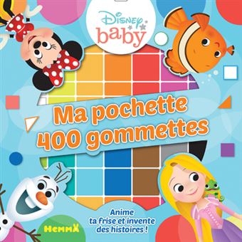 Disney Baby - Ma pochette 400 gommettes (Fond bleu) Fond bleu - Boîte ou  accessoire - Collectif - Achat Livre