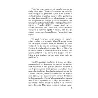 Dessine moi un emploi