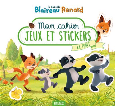 Mon cahier jeux et stickers La forêt