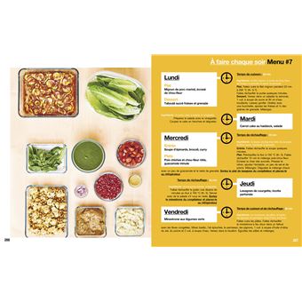 La bible du batchcooking En 2H je cuisine pour toute la semaine