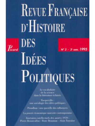 Revue française d'Histoire des idées politiques
