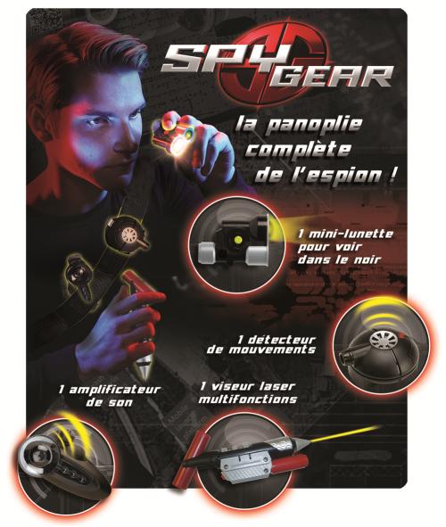 Micro spy kit - ceinture d'espionnage - jouets