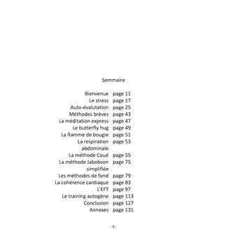 Guide rapide anti-stress