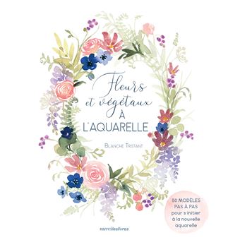 Fleurs et végétaux à l'aquarelle