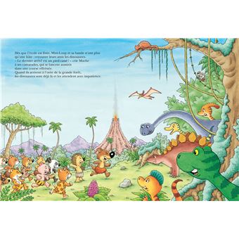 Mini-Loup et les dinosaures avec figurine