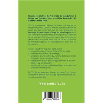 Petit traité de manipulation à l'usage des honnêtes gens (Résumé et analyse du livre de Robert-Vincent Joule)