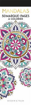 Marque-pages à colorier - Mandalas