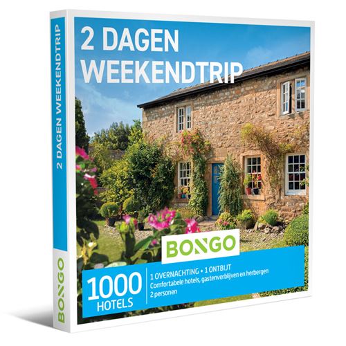 Coffret cadeau BONGO 2 Dagen Weekendtrip - NL