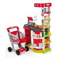 Smoby - Supermarket - Marchande pour Enfant - Chariot de Course Inclus -  Vraie Calculatrice - 42 Accessoires - 350228 : : Jeux et Jouets