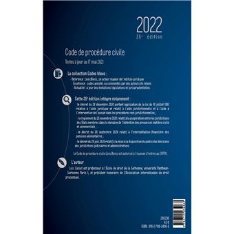 Code de procédure civile 2022
