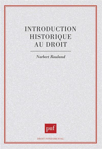 introduction historique au droit