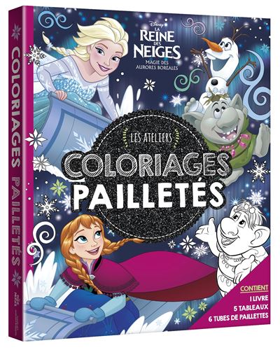 Les ateliers Disney, Coloriage pailettes