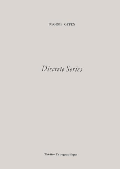 Discrete series