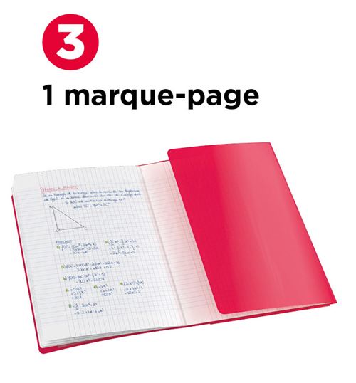 Cahier Oxford Quadrillé Bleu Océan - Format B5, 80 Feuilles, Papier Optik 90g/m² - Pour Étude