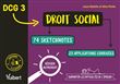 DCG 3. Droit social en 74 sketchnotes et 20 applications corrigées