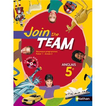 Anglais - Join the Team 4e - Livre de l'élève - 9782091738246