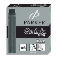 Cartouche d'encre courte Parker pour stylos plumes - Boîte de 6 sur