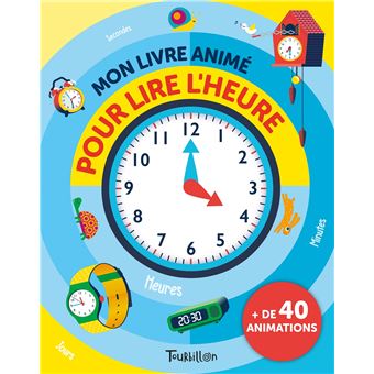Mon livre animé pour lire l'heure